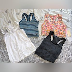 4-pack womens workout tanks